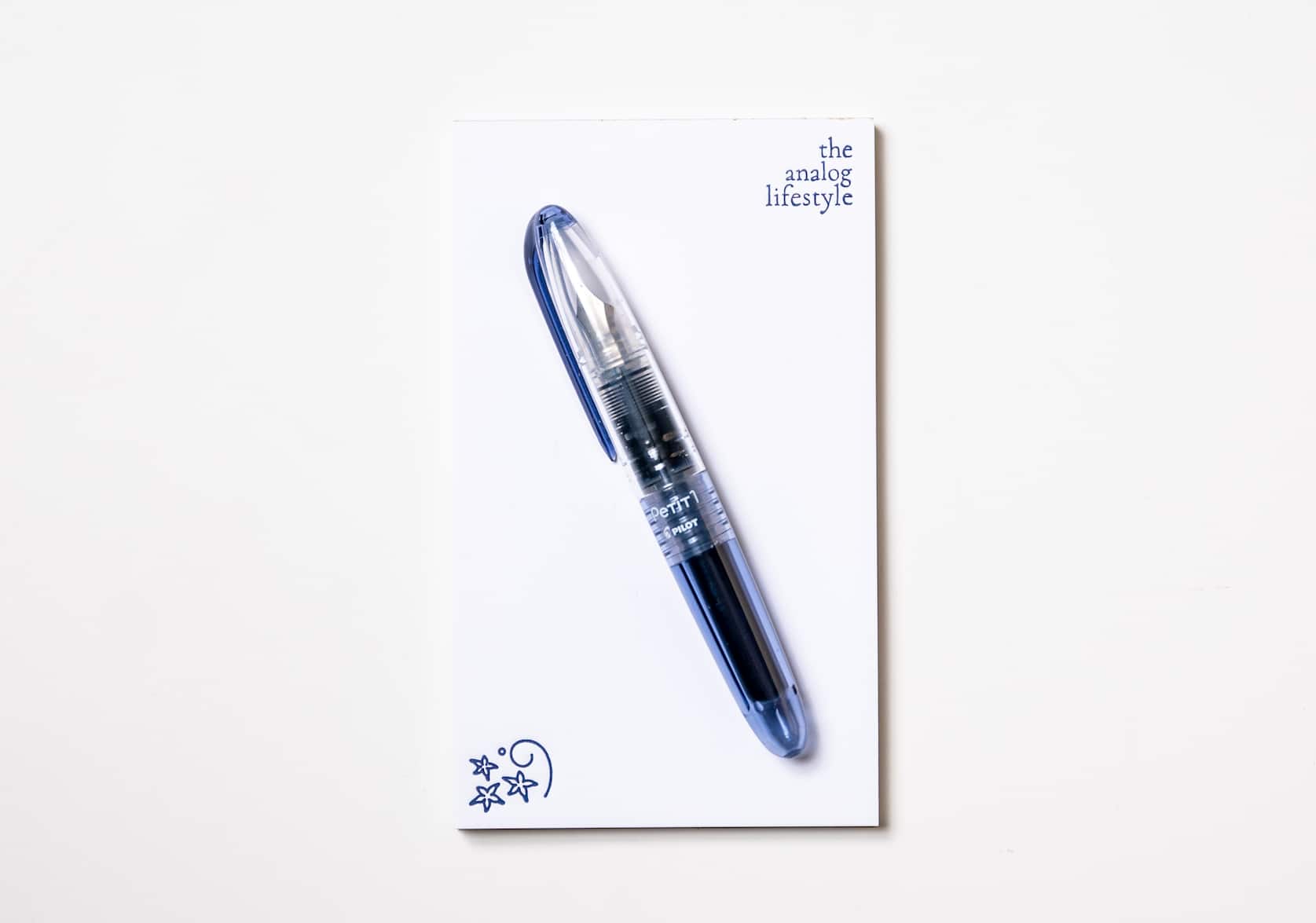 Analog Lifestyle Kit - a fountain pen and explorer's small notepad