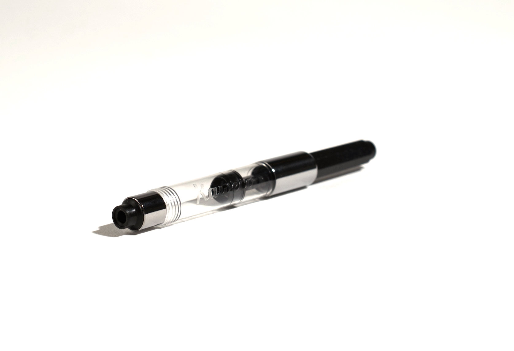 Kaweco Standard fountain pen converter with chrome-coloured accents.